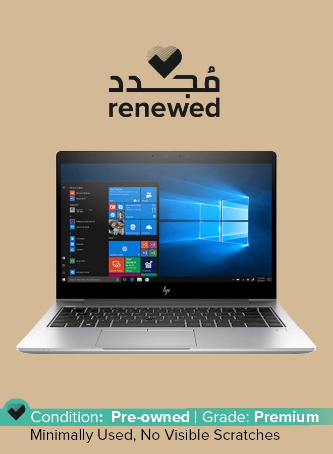 Renewed -  EliteBook 840 G6 Business Laptop With 14 inch Display,Intel Core i7-8665U CPU/8th Generation/8GB DDR4 RAM/256GB SSD Hard/Windows 10 Pro English Silver