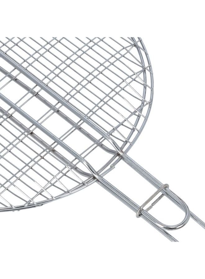 Royalford Barbeque Grill Chromium Plated Iron Rf10375 Silver 30x62cm  - Image 4