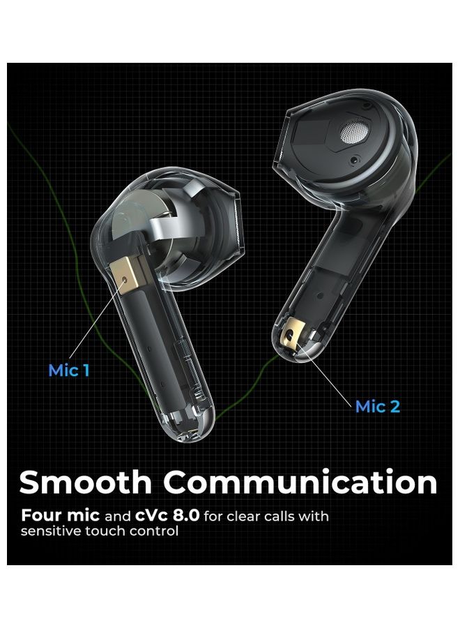 SoundPEATS - Bluetooth V5.2 Earphones Air3 Wireless Earbuds With Qualcomm QCC3040 AptX-Adaptive 4-Mic CVC 8.0 Noise Cancellation TrueWireless Mirroring Tech Game Mode In-Ear Detection White - Image 1