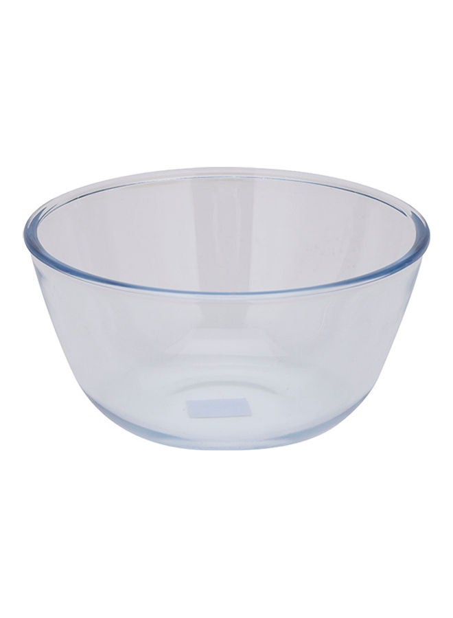 Royalford Glass Mixing Bowl|RF11232| 1.50L|Transparent Mixing and Serving Bowl| Suitable for Snacks, Salads, Noodles, Cereals Clear