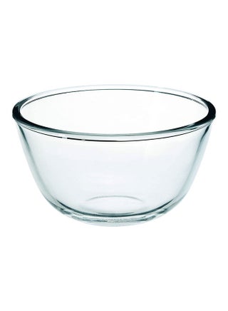 Royalford Glass Mixing Bowl|RF11232| 1.50L|Transparent Mixing and Serving Bowl| Suitable for Snacks, Salads, Noodles, Cereals Clear - v1679034884/N53392693A_1