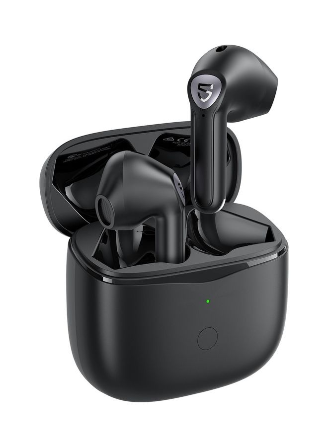 SoundPEATS - Bluetooth V5.2 Earphones Air3 Wireless Earbuds With Qualcomm QCC3040 AptX-Adaptive 4-Mic CVC 8.0 Noise Cancellation TrueWireless Mirroring Tech Game Mode In-Ear Detection Black - Image 1