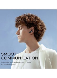 SoundPEATS Bluetooth V5.2 Earphones Air3 Wireless Earbuds With Qualcomm QCC3040 AptX-Adaptive 4-Mic CVC 8.0 Noise Cancellation TrueWireless Mirroring Tech Game Mode In-Ear Detection Black  - Image 4