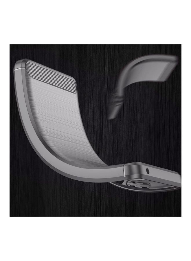 MARGOUN Google Pixel 7 Pro Case Slim Soft TPU Brushed Carbon Fiber Anti-Fingerprint Shockproof Cover Grey - Image 4