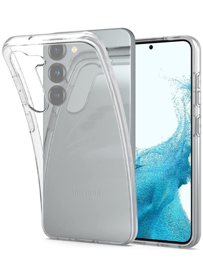 MARGOUN Samsung Galaxy S23 Case Clear Soft Flexible TPU Shockproof Slim Transparent Back Cover 6.1 Inch Clear - Image 1