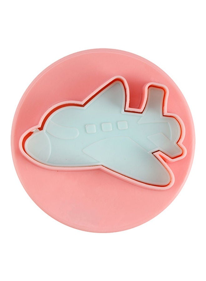 Royalford Toy Shaped Cookie Cutters, 4pcs ABS Mould, RF10971 | Cookie Cutter with Handle | 3D Design Cookie Mould | Baking Tools for Kitchen | Kids Cookie Cutter Blue/Pink  - Image 3