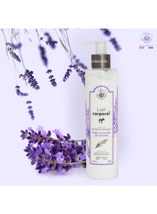 La Maison du Savon de Marseille Lait D' Anesse Parfume Body Lotion Purple/White 250ml  - Image 3