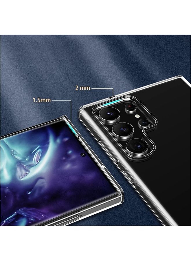 مارجون جراب شفاف ناعم مرن مقاوم للصدمات لهاتف Samsung Galaxy S23 Ultra جراب خلفي شفاف رفيع 6.8 بوصة - Image 3