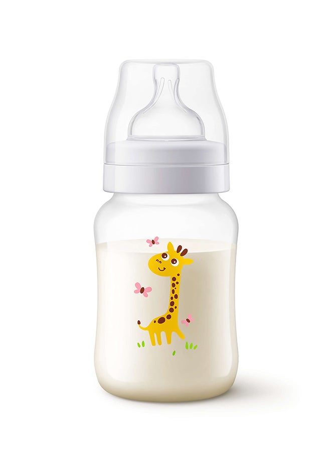 Avent - Giraffe Design Anti Colic Bottle 260 ml - Image 1