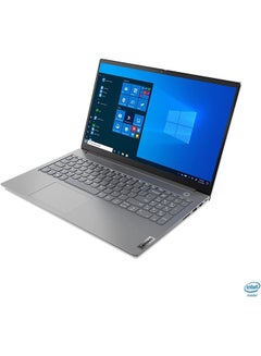 لينوفو كمبيوتر محمول ThinkBook 15 G2 للأعمال بشاشة مقاس 15.6 بوصة، ومعالج Core i5-1135G7/ذاكرة وصول عشوائي 8 جيجابايت/محرك أقراص SSD سعة 512 جيجابايت/بطاقة رسومات Intel Iris XE/نظام تشغيل Windows 11 Pro مع حقيبة كمبيوتر محمول + ماوس لاسلكي + سماعة رأس BT  - Image 2