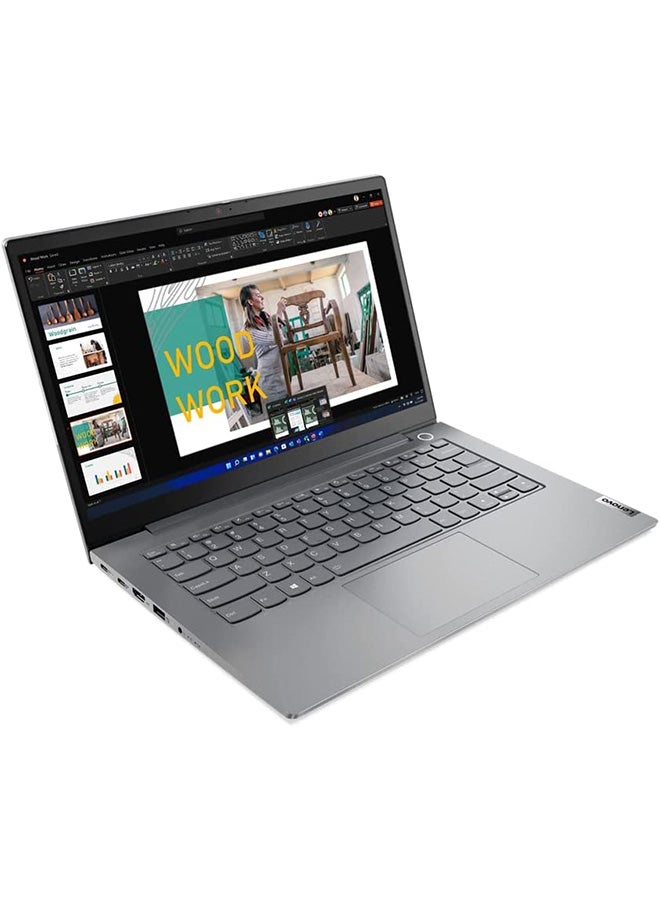Lenovo - ThinkBook 14 G2 Business (Upgraded Version) Laptop With 14 Inch Display, Core i5-1135G7 Processor/16GB RAM/1TB SSD/Intel Iris XE Graphics/Windows 11 Pro With (Upgraded Version) Laptop Bag + Wireless Mouse + BT Headphone English Grey - Image 1
