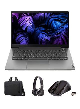 لاب توب ثينك بوك 14 G2 ITL بشاشة 14 بوصة، معالج كور i7-1165G7/ ذاكرة الوصول العشوائي 16 جيجابايت/ SSD سعة 1 تيرابايت/ بطاقة رسومات Intel Iris XE/ نظام التشغيل Windows 10 Pro مع حقيبة كمبيوتر محمول + ماوس لاسلكي + سماعة رأس BT - v1679052464/N53392664A_1