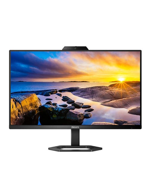 شاشة 23.8 بوصة 24E1N5300HE IPS لوحة FHD بدون إطار مع كاميرا ويب Windows Hello بدقة 5 ميجابكسل ومكبرات صوت 5 وات وميكروفون لإلغاء الضوضاء HDMI USB C ومنفذ عرض USB 3.2x4