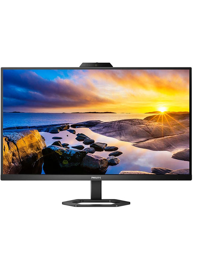 Philips - 27 Inch 27E1N5600HE IPS Panel QHD Frameless Monitor With 5MP Windows Hello Webcam 5W Speakers Noise Cancellation Microphone HDMI DP USB C USB 3.2 x 4 Black - Image 1