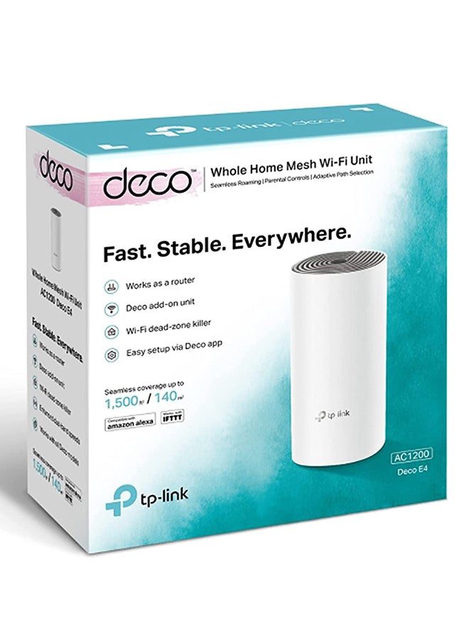 TP-LINK Deco E4 AC1200 Whole Home Wi-Fi Mesh System White  - Image 4