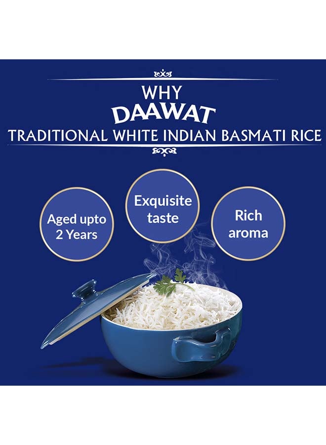 Daawat - Traditional White Indian Basmati Rice 5kg - Image 1