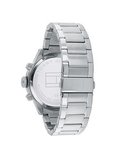 Men's TRENT Round Shape Stainless Steel Analog Wrist Watch 46 mm - SILVER - 1791805 - v1679064151/N48021485A_2