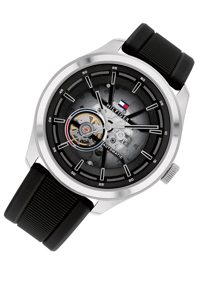 TOMMY HILFIGER Men's Oliver Black Dial Watch - 1791886  - Image 5