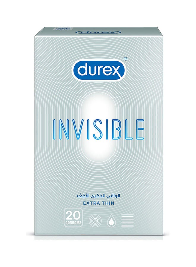 Durex Invisible Condom 20 Count  - Image 1