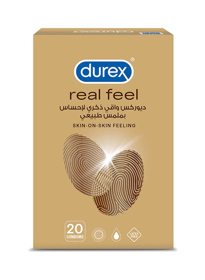دوريكس واقي ذكري Real Feel، 20 قطعة - Image 1