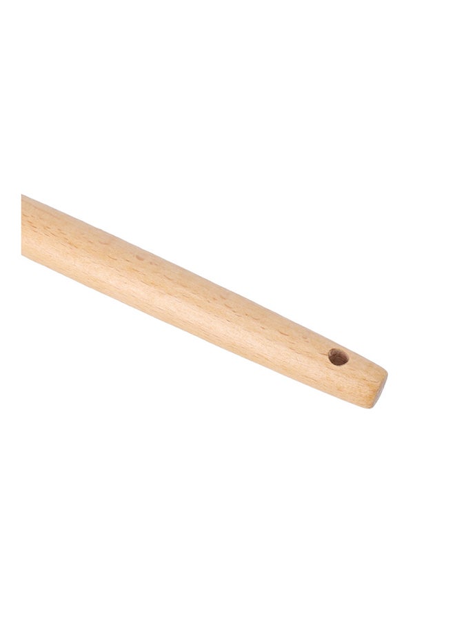 Royalford Silicon Spatula With Wooden Handle, Food-Grade Material Kitchen Utensils With Good Grip Heat Resistant Non-Stick Flexible Mixing Tool For Baking Yellow - Image 3