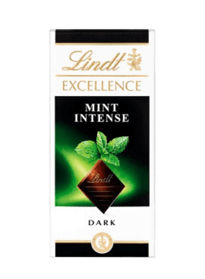 Lindt Excellence Mint Intense Dark Chocolate Bar 100grams - Image 1