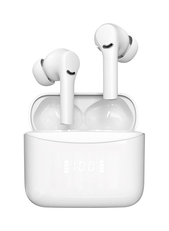 OFFBEAT - Wavebuds S8 Pro Headphones, Bluetooth Earbuds with Pro Features, Noise Cancelling, Optimized for Gaming, Bass Boost, Long 36H Playtime and Fast Charging White - Image 1