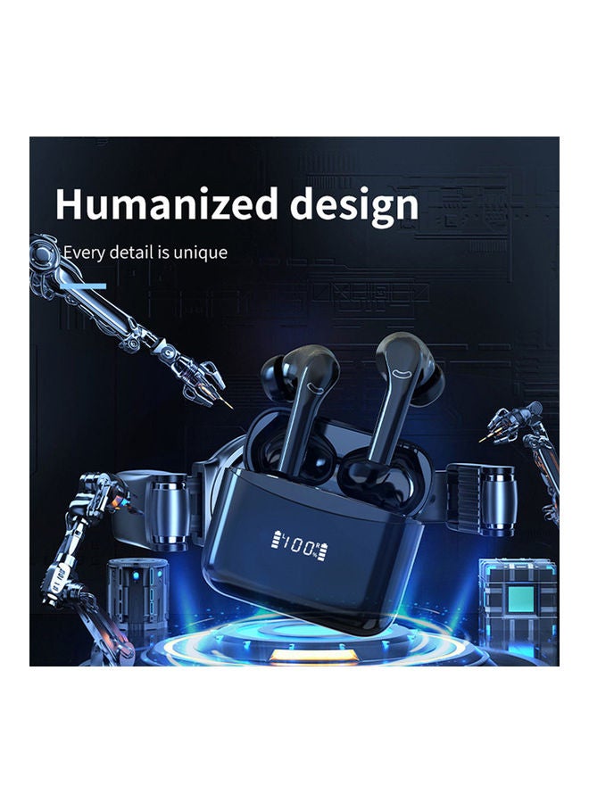 OFFBEAT Wavebuds S8 Pro Headphones, Bluetooth Earbuds with Pro Features, Noise Cancelling, Optimized for Gaming, Bass Boost, Long 36H Playtime and Fast Charging Black  - Image 5