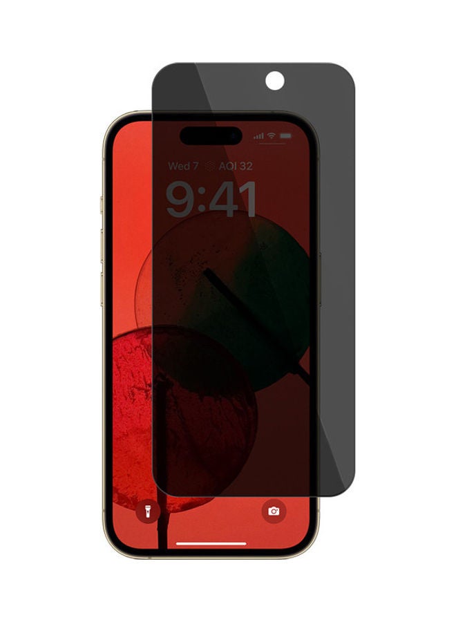 OFFBEAT 2 Pack iPhone 14 Pro Privacy Screen Protector 6.1 Inch with Easy Installation Frame, Scratch Resistant, Anti-Fingerprint, Anti-Spy Transparent - Image 4