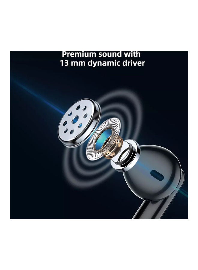 Wavebuds S8 - سماعات رأس أنيقة لاسلكية بتصميم مريح، ملاءمة مريحة، أدوات تحكم ذكية باللمس، مساعد صوت مدمج، مصابيح LED للحالة وصوت عالي الدقة