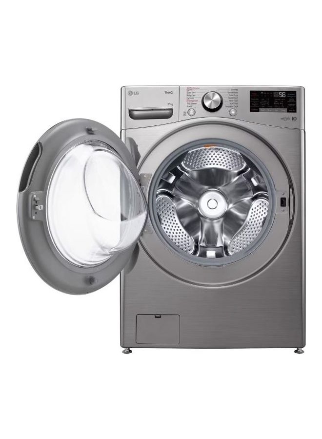 Washing Machine  Washer,6 Motion,DD Motor Steam,TurboWash,TurboDry 21 kg F0P2CYV2T Silver