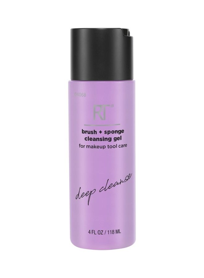 Makeup Brush and Blending Sponge Cleansing Gel Clear