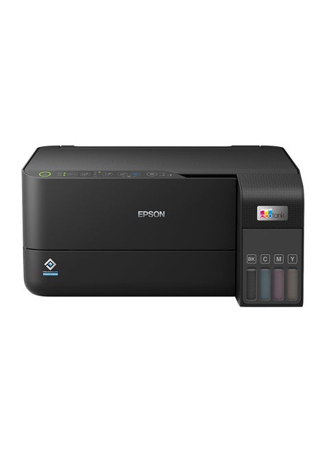 طابعة EcoTank L3550 Home Ink Tank، طابعة ملونة عالية السرعة مقاس A4 3 في 1 مزودة بتقنية Wi-Fi Direct وطابعة صور واتصال بالتطبيقات الذكية