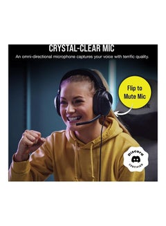 CORSAIR Corsair HS55 Stereo Gaming Headset-Black  - Image 3