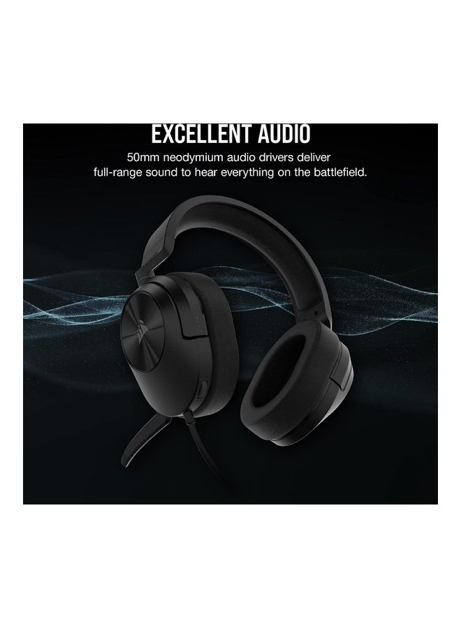 CORSAIR Corsair HS55 Stereo Gaming Headset-Black - Image 2