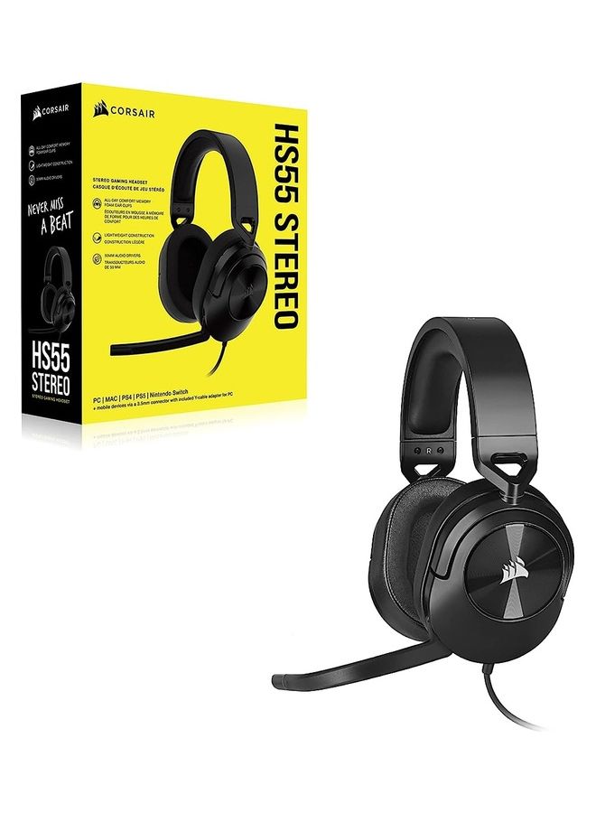 CORSAIR Corsair HS55 Stereo Gaming Headset-Black - Image 5