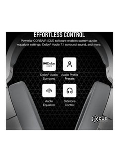CORSAIR Corsair HS55 Surround Gaming Headset-White  - Image 4