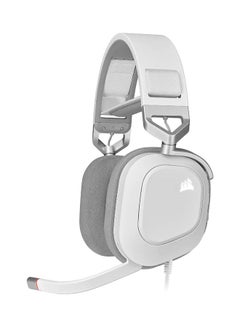 CORSAIR Corsair HS80 RGB USB Premium Gaming Headset-White  - Image 1