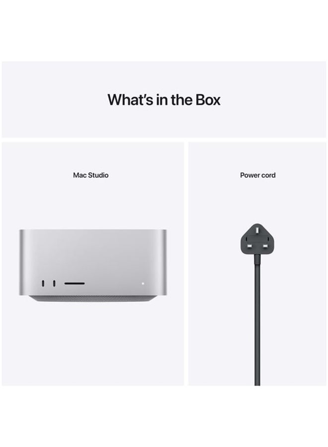 Apple - Mac Studio: Apple M1 Ultra Chip With 20‑Core CPU And 48‑Core GPU / 64GB Unified Memory / 1TB SSD / Silver - Image 1