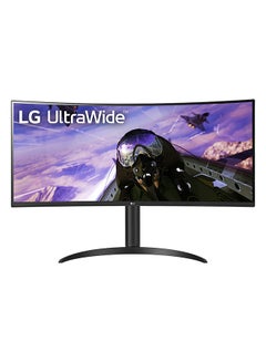 شاشة كمبيوتر UltraWide QHD مقاس 34 بوصة 34WP65C-B، VA متوافقة مع HDR 10 وAMD FreeSync Premium