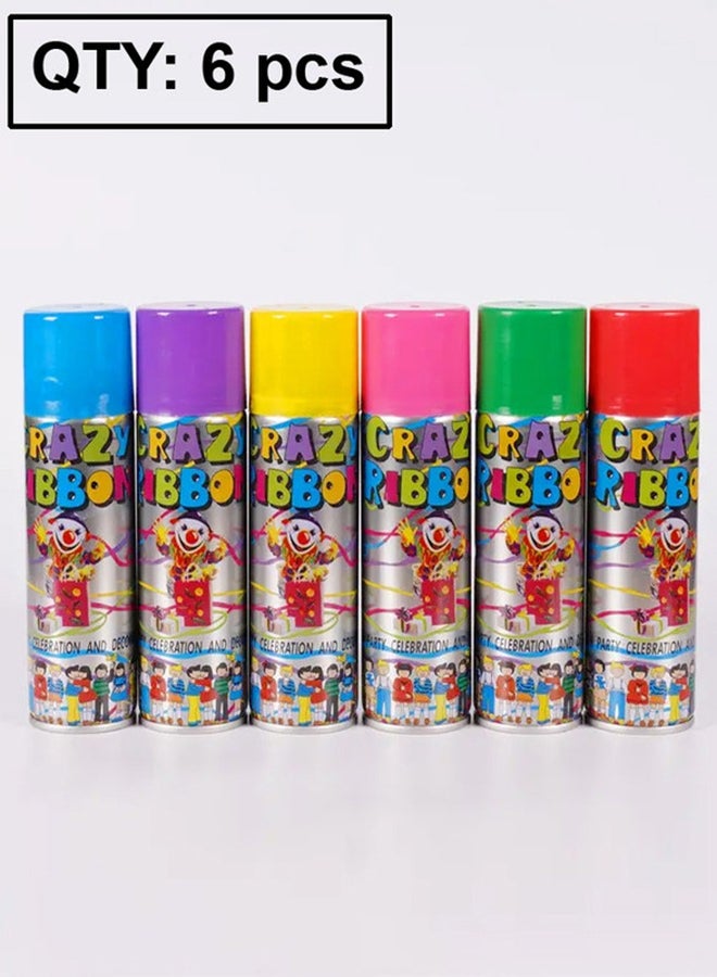 مجموعة سبراي شرائط مجنونة مكونة من 6 قطع - Image 2