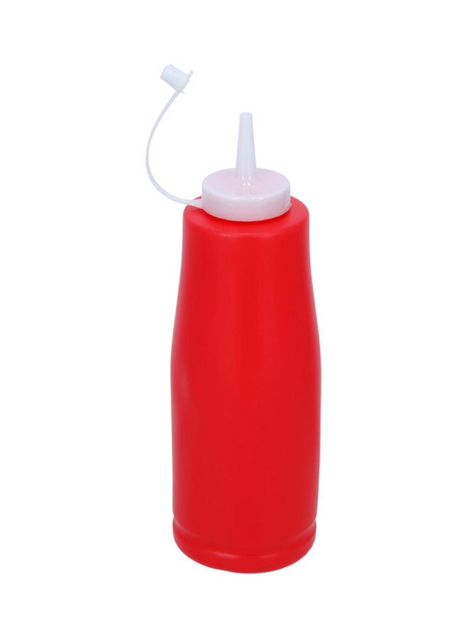 Royalford Ketchup Bottle 2Pcs 600ml Red and Yellow Bottle RF10729 Sauce Bottles with Cap Dispensers for Home Ketchup Mustard Mayo Dressings Olive Oil Hot Sauce & More Assorted Colors 600ml  - Image 2