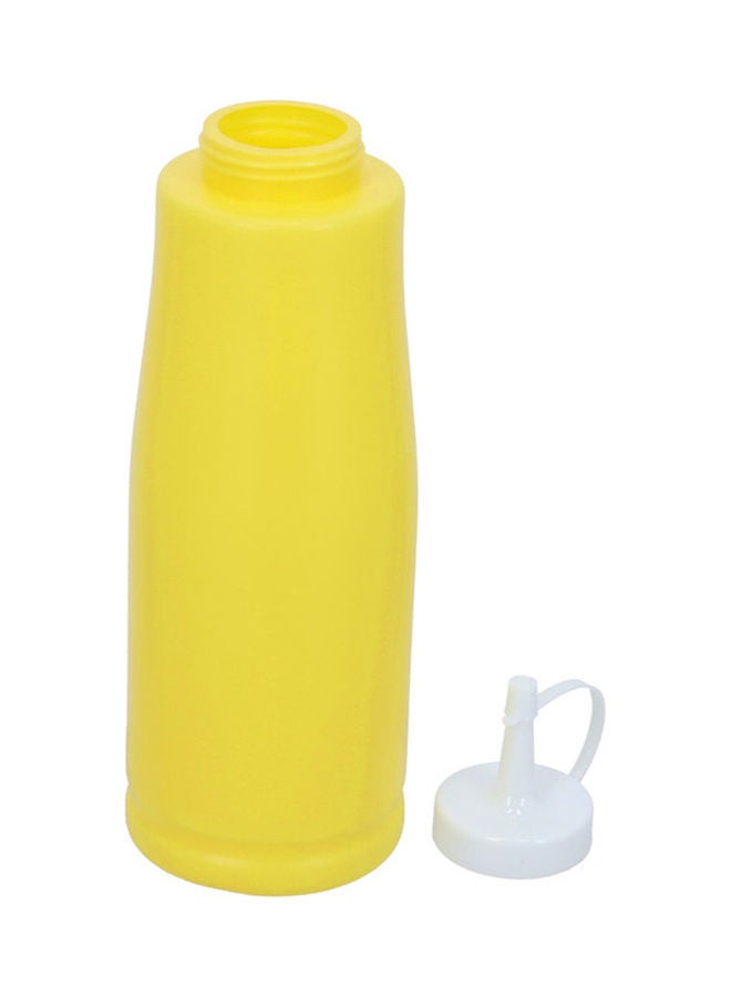 Royalford Ketchup Bottle 2Pcs 600ml Red and Yellow Bottle RF10729 Sauce Bottles with Cap Dispensers for Home Ketchup Mustard Mayo Dressings Olive Oil Hot Sauce & More Assorted Colors 600ml  - Image 3
