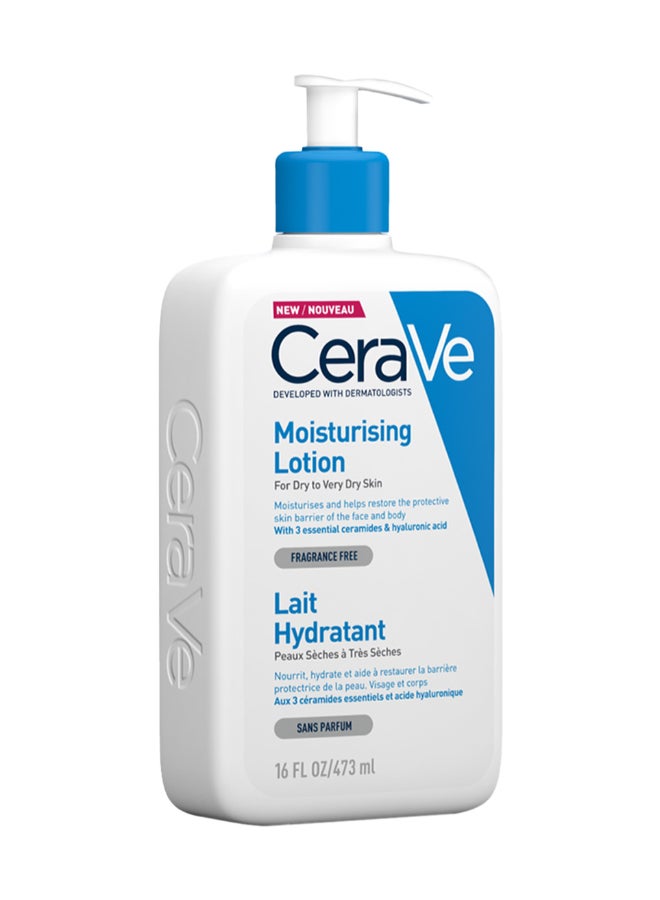 CeraVe - Moisturizing Lotion For Dry To Very Dry Skin With Hyaluronic Acid 473ml - Image 1