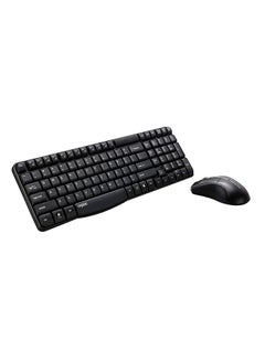 Rapoo X1800 Wireless Optical Mouse And Keyboard Bundle (Spill resistent) Black  - Image 2