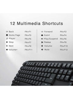 Rapoo X1800 Wireless Optical Mouse And Keyboard Bundle (Spill resistent) Black  - Image 4