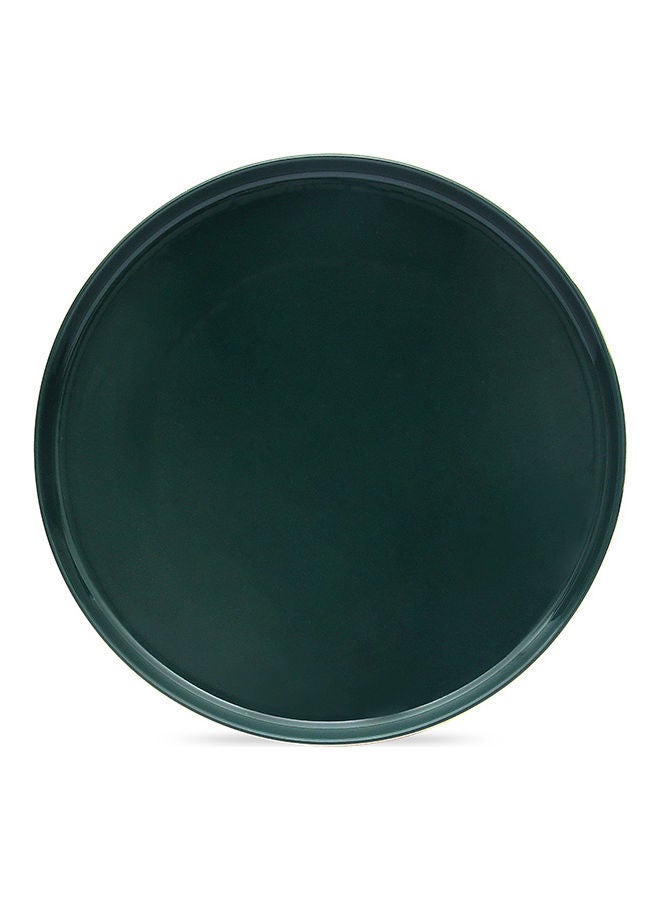 Fine Bone Dinner Plate Premium-Quality, Light-Weight and Food-Grade Plate Green - Royal Green 10.25inch