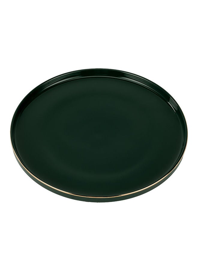 Fine Bone Dinner Plate Premium-Quality, Light-Weight and Food-Grade Plate Green - Royal Green 10.25inch