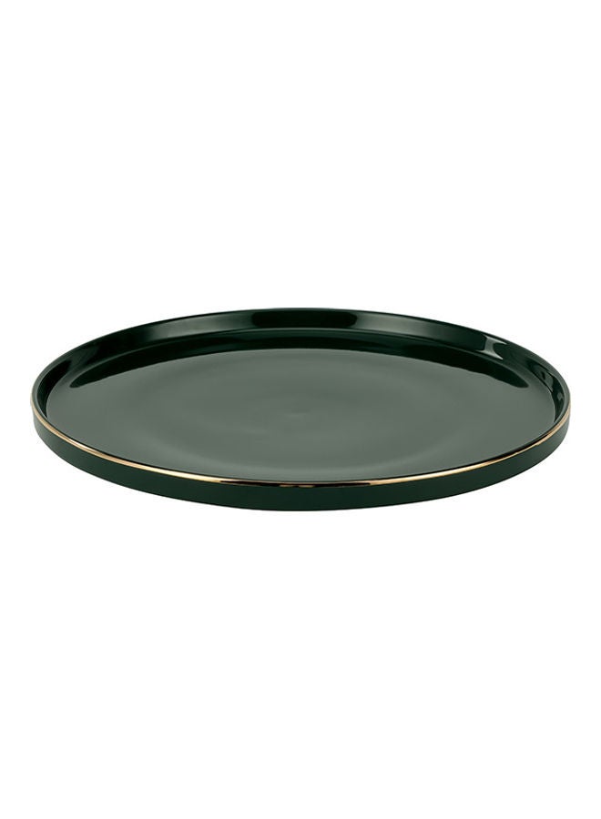 Fine Bone Dinner Plate Premium-Quality, Light-Weight and Food-Grade Plate Green - Royal Green 10.25inch