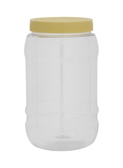 Royalford Round Air-Tight Pet Jar 3000ml Plastic Container RF11100 Keeps Your Food Fresh Portable and Lightweight Healthier Choice BPA and Odour Free Leak-Proof 3000ml  - Image 1